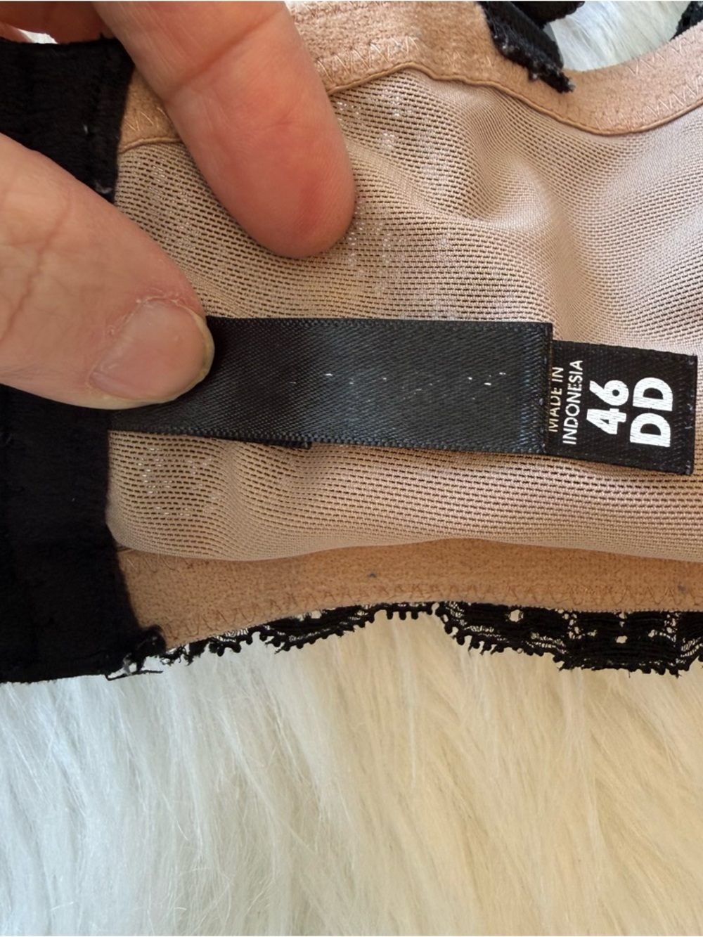 Torrid black lace unlined underwire balconette bra 46DD - Picture 7 of 9